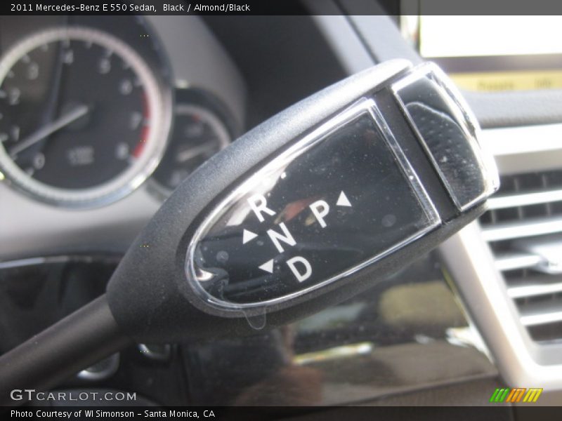 Black / Almond/Black 2011 Mercedes-Benz E 550 Sedan