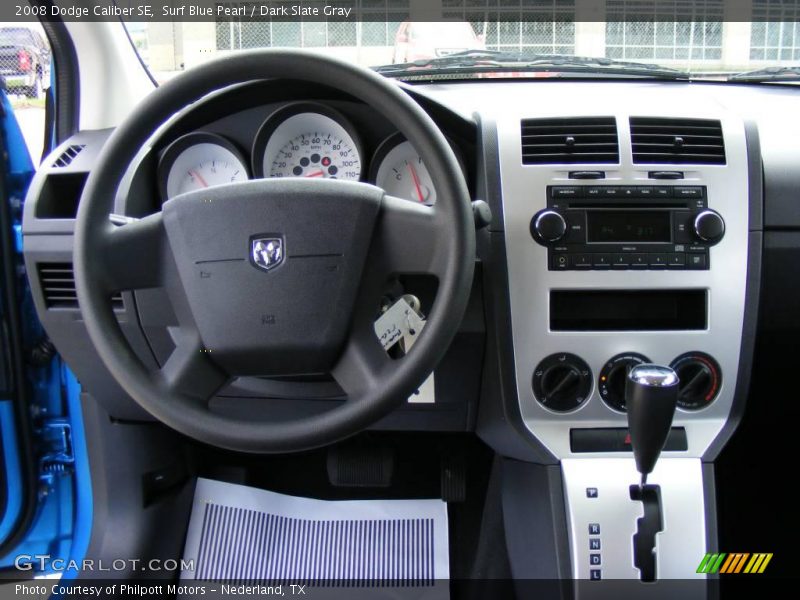 Surf Blue Pearl / Dark Slate Gray 2008 Dodge Caliber SE