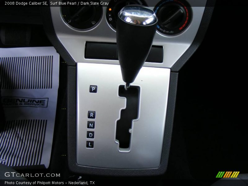 Surf Blue Pearl / Dark Slate Gray 2008 Dodge Caliber SE