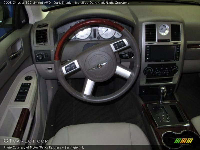 Dark Titanium Metallic / Dark Khaki/Light Graystone 2008 Chrysler 300 Limited AWD