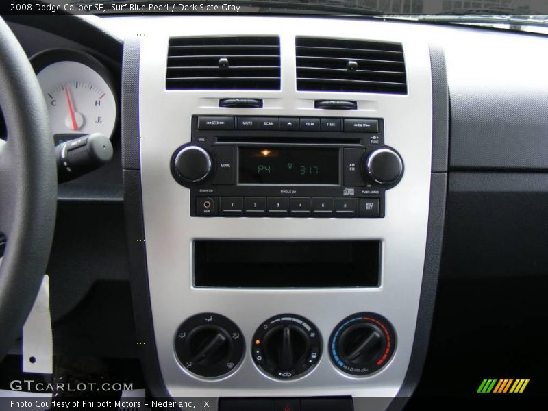 Surf Blue Pearl / Dark Slate Gray 2008 Dodge Caliber SE