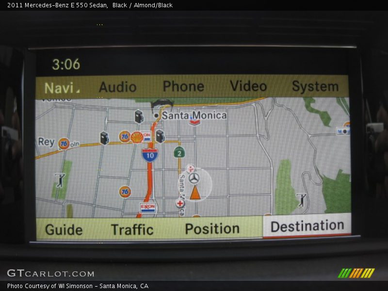 Black / Almond/Black 2011 Mercedes-Benz E 550 Sedan