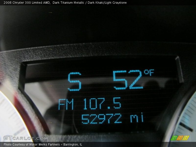 Dark Titanium Metallic / Dark Khaki/Light Graystone 2008 Chrysler 300 Limited AWD