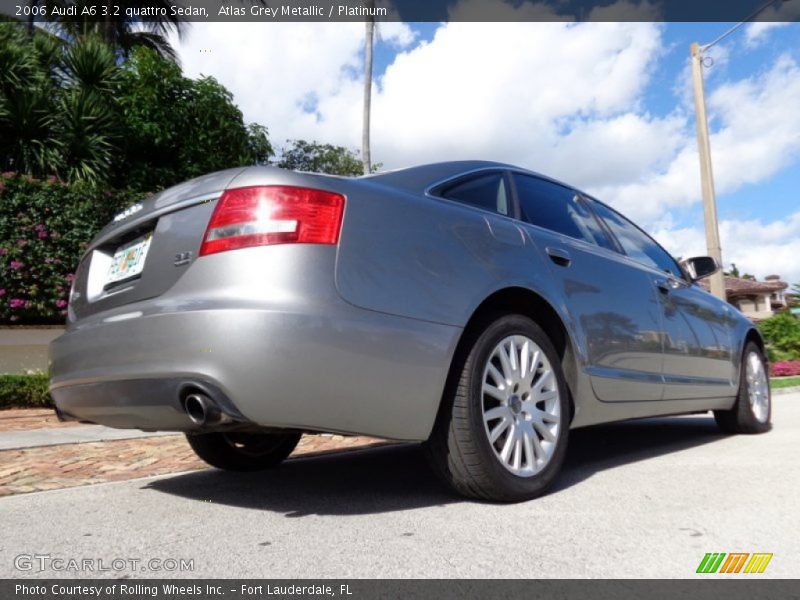 Atlas Grey Metallic / Platinum 2006 Audi A6 3.2 quattro Sedan