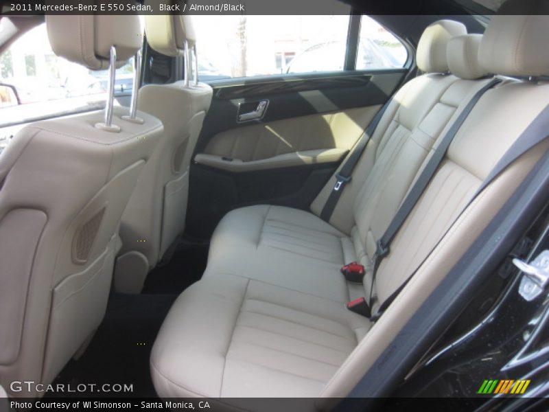 Black / Almond/Black 2011 Mercedes-Benz E 550 Sedan