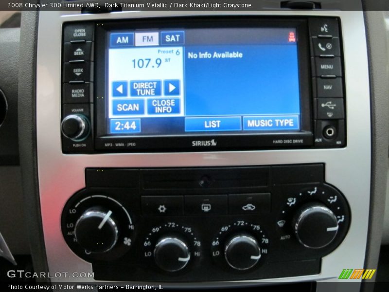 Dark Titanium Metallic / Dark Khaki/Light Graystone 2008 Chrysler 300 Limited AWD