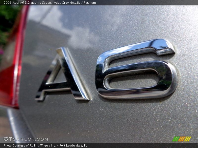 Atlas Grey Metallic / Platinum 2006 Audi A6 3.2 quattro Sedan