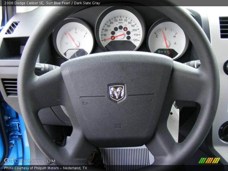 Surf Blue Pearl / Dark Slate Gray 2008 Dodge Caliber SE