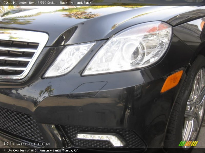 Black / Almond/Black 2011 Mercedes-Benz E 550 Sedan