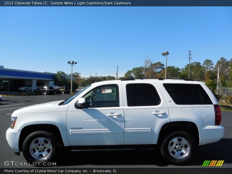 Summit White / Light Cashmere/Dark Cashmere 2013 Chevrolet Tahoe LT