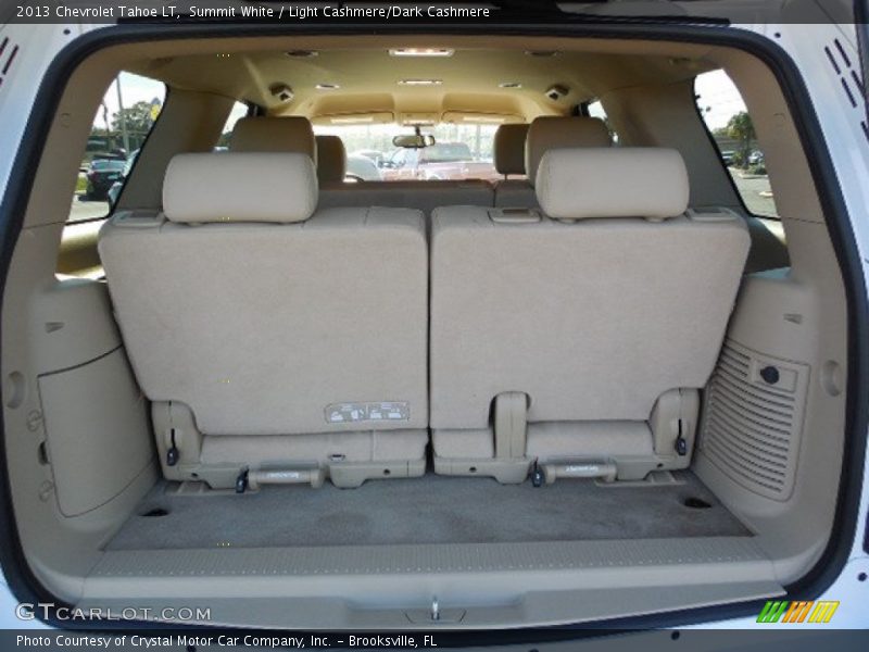 Summit White / Light Cashmere/Dark Cashmere 2013 Chevrolet Tahoe LT