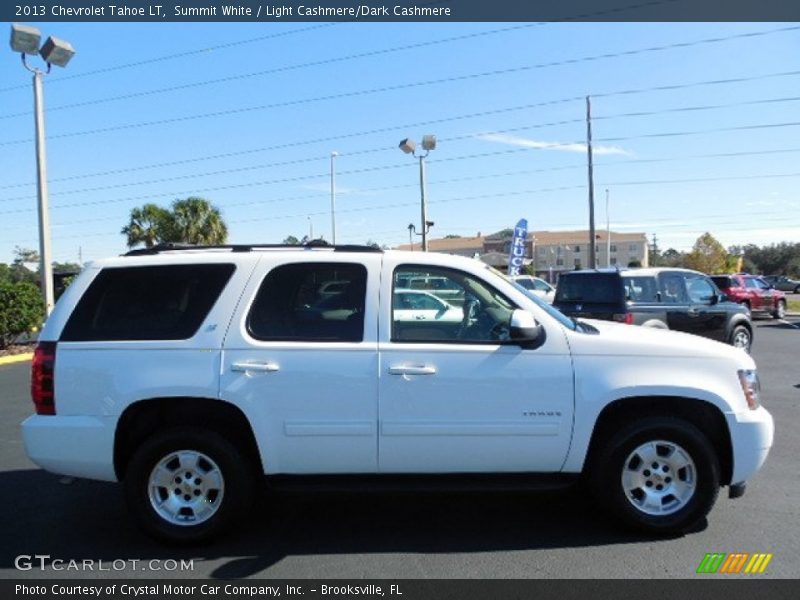 Summit White / Light Cashmere/Dark Cashmere 2013 Chevrolet Tahoe LT