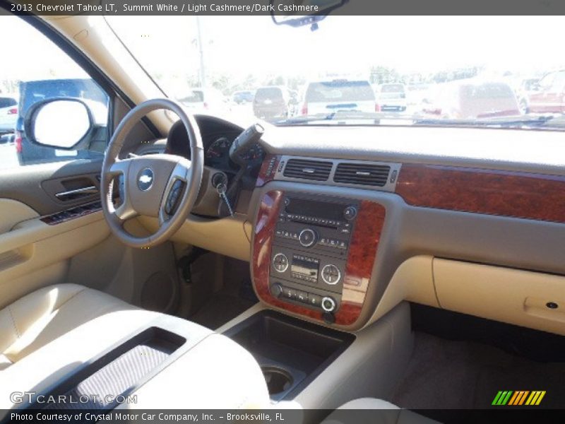 Summit White / Light Cashmere/Dark Cashmere 2013 Chevrolet Tahoe LT