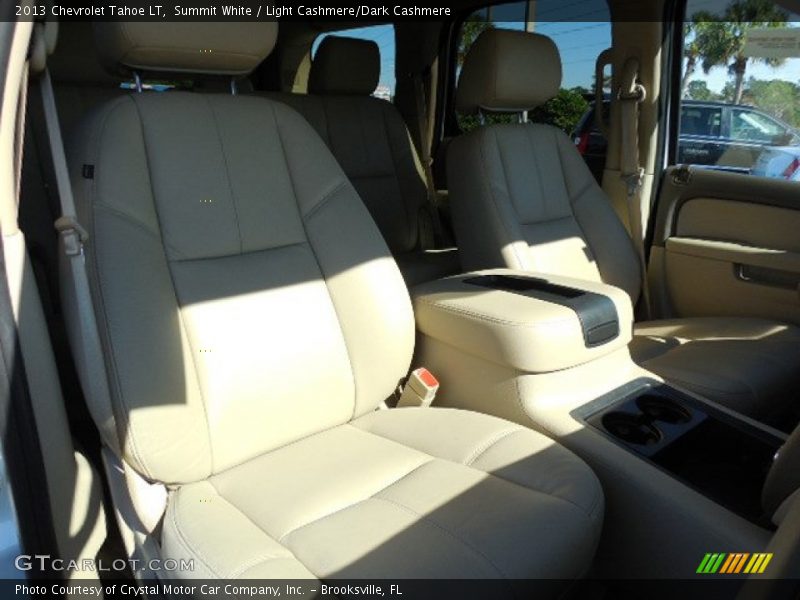Summit White / Light Cashmere/Dark Cashmere 2013 Chevrolet Tahoe LT