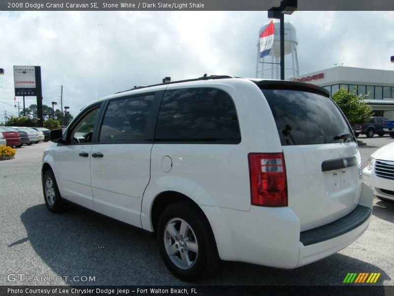 Stone White / Dark Slate/Light Shale 2008 Dodge Grand Caravan SE