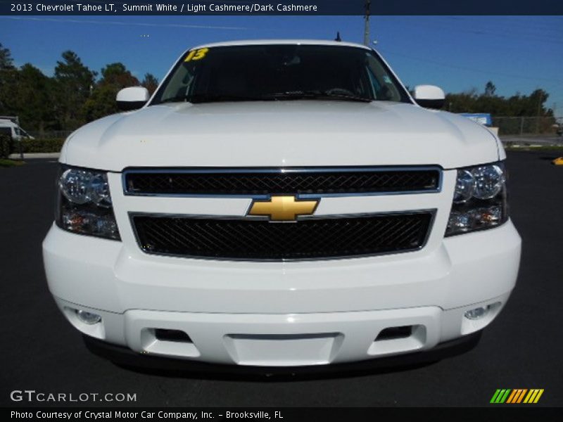 Summit White / Light Cashmere/Dark Cashmere 2013 Chevrolet Tahoe LT