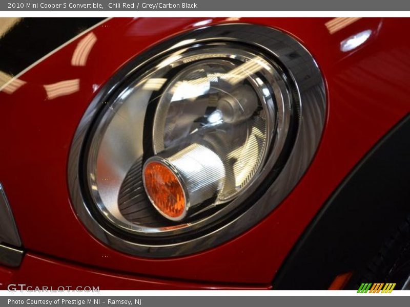 Chili Red / Grey/Carbon Black 2010 Mini Cooper S Convertible