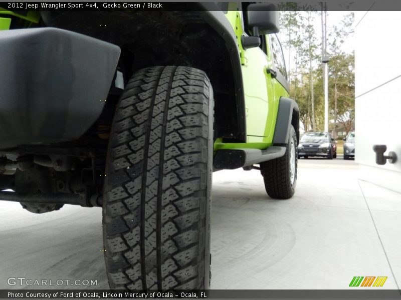 Gecko Green / Black 2012 Jeep Wrangler Sport 4x4