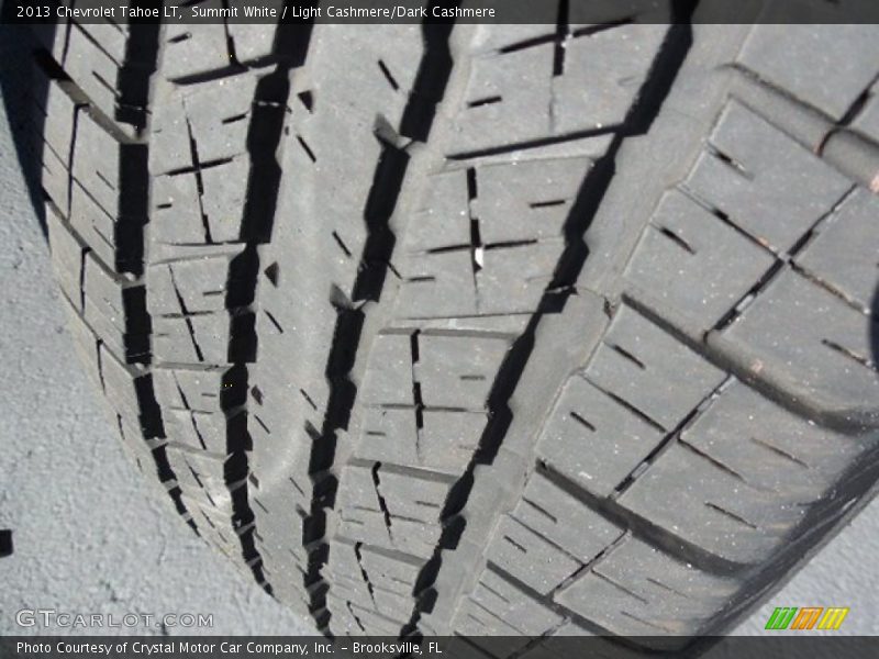 Summit White / Light Cashmere/Dark Cashmere 2013 Chevrolet Tahoe LT