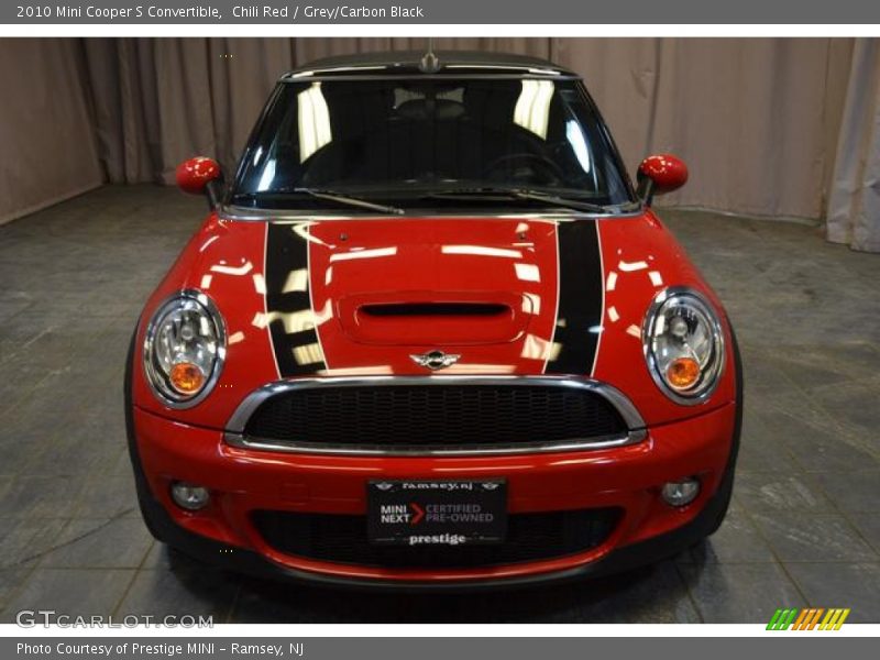 Chili Red / Grey/Carbon Black 2010 Mini Cooper S Convertible