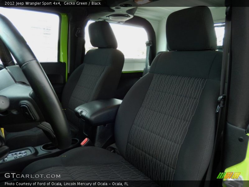 Gecko Green / Black 2012 Jeep Wrangler Sport 4x4