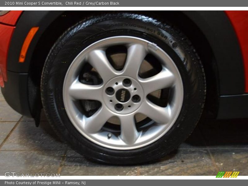 Chili Red / Grey/Carbon Black 2010 Mini Cooper S Convertible