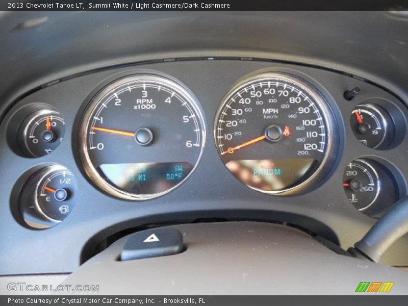 Summit White / Light Cashmere/Dark Cashmere 2013 Chevrolet Tahoe LT