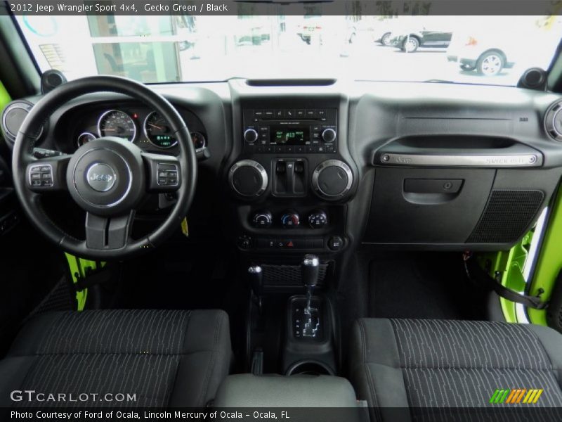 Gecko Green / Black 2012 Jeep Wrangler Sport 4x4