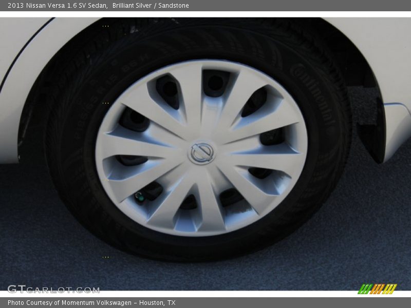 Brilliant Silver / Sandstone 2013 Nissan Versa 1.6 SV Sedan