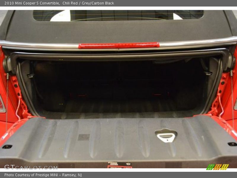 Chili Red / Grey/Carbon Black 2010 Mini Cooper S Convertible