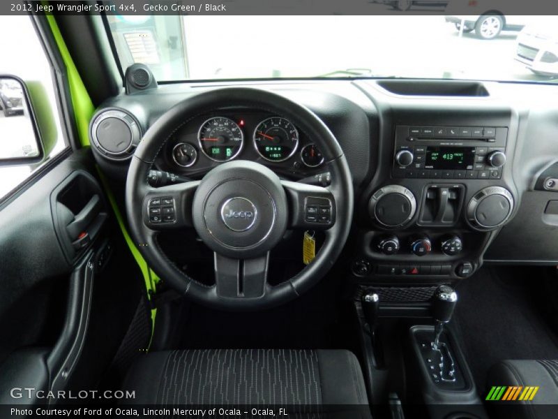 Gecko Green / Black 2012 Jeep Wrangler Sport 4x4