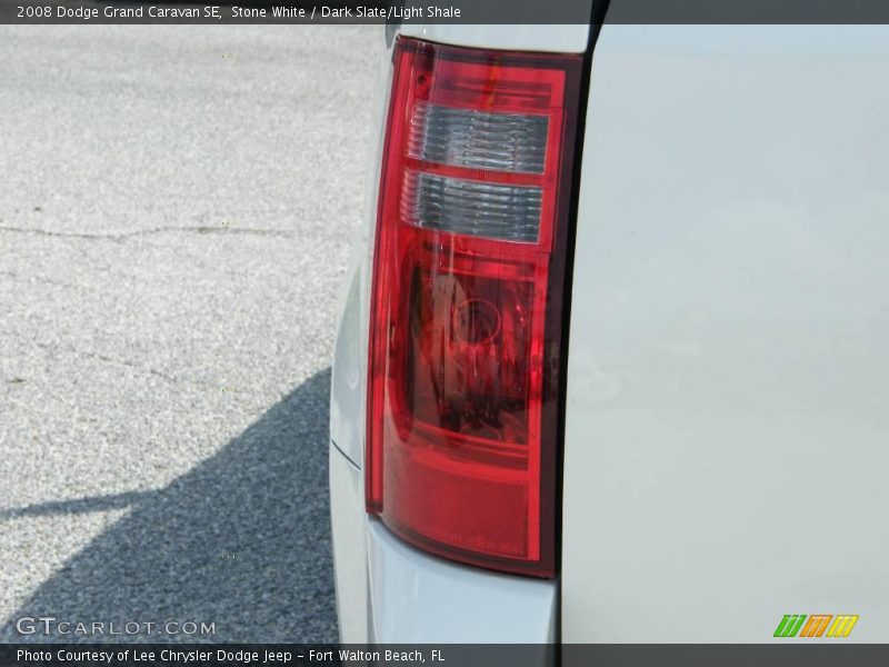 Stone White / Dark Slate/Light Shale 2008 Dodge Grand Caravan SE
