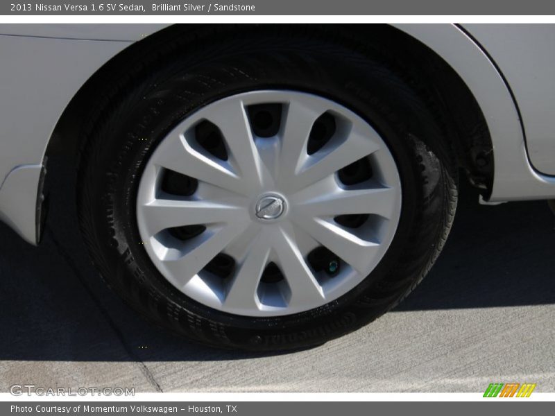 Brilliant Silver / Sandstone 2013 Nissan Versa 1.6 SV Sedan