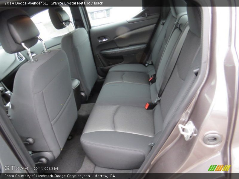 Granite Crystal Metallic / Black 2014 Dodge Avenger SE