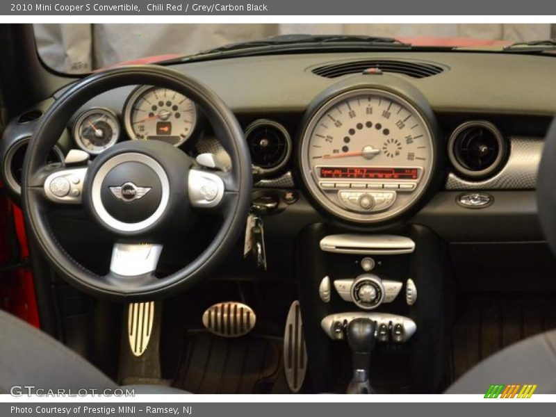 Chili Red / Grey/Carbon Black 2010 Mini Cooper S Convertible