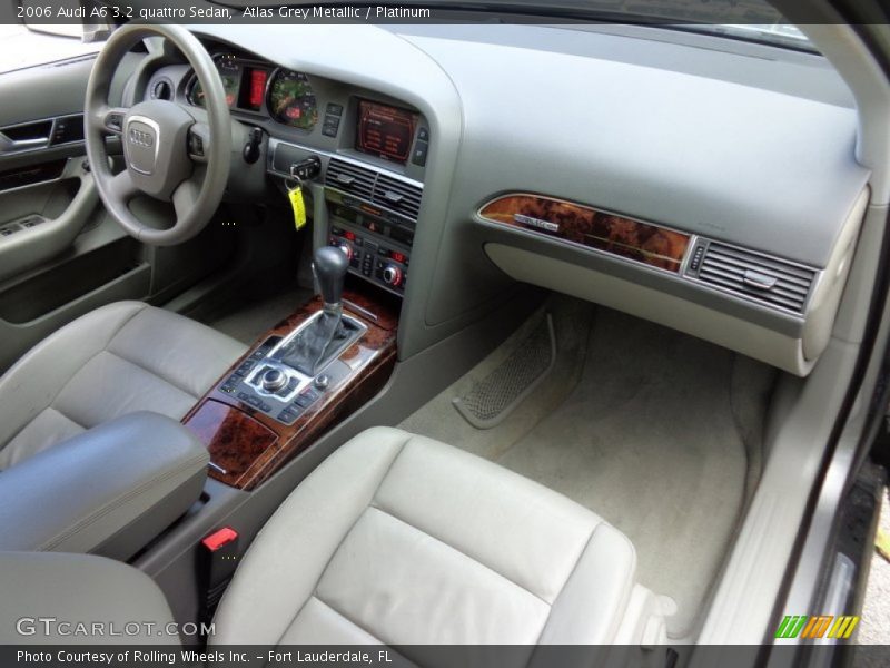 Atlas Grey Metallic / Platinum 2006 Audi A6 3.2 quattro Sedan