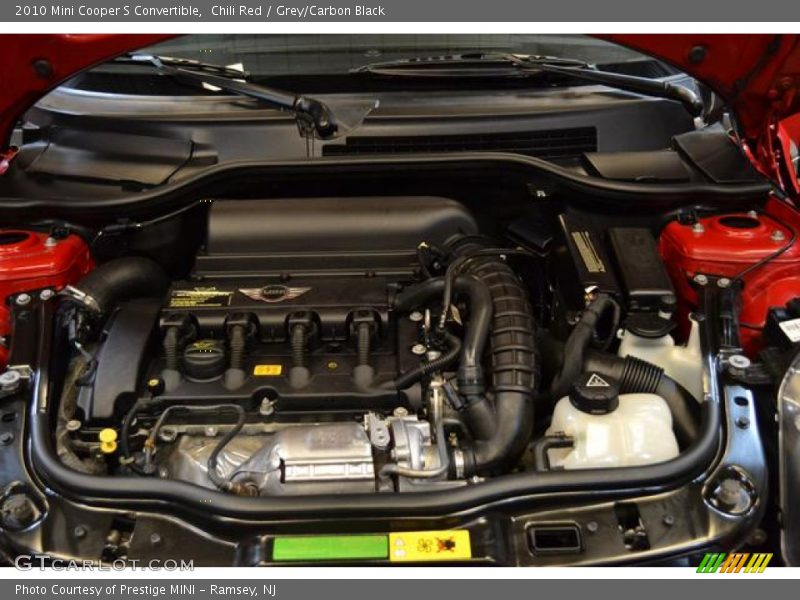 Chili Red / Grey/Carbon Black 2010 Mini Cooper S Convertible