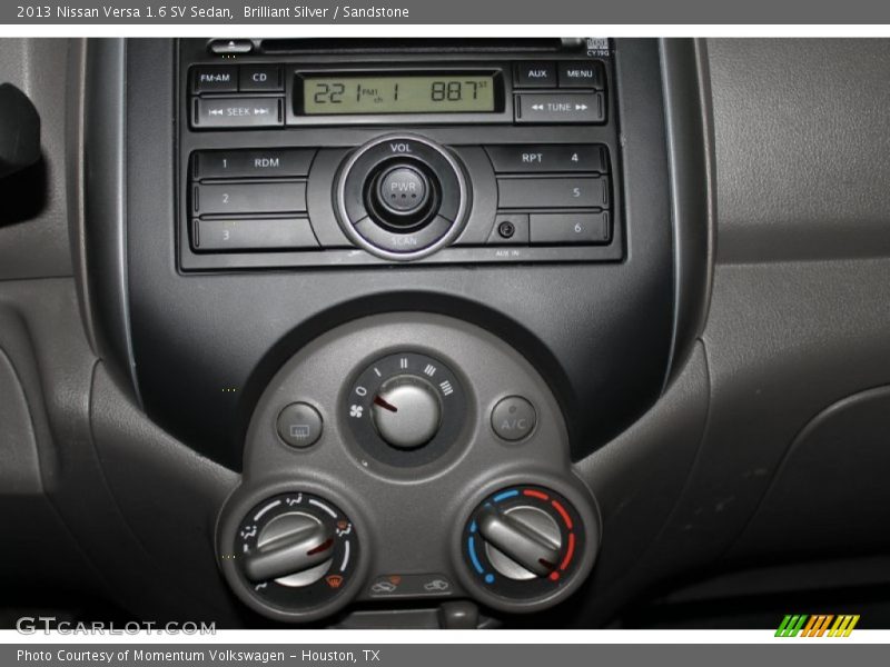 Brilliant Silver / Sandstone 2013 Nissan Versa 1.6 SV Sedan