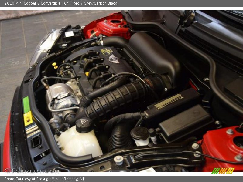 Chili Red / Grey/Carbon Black 2010 Mini Cooper S Convertible