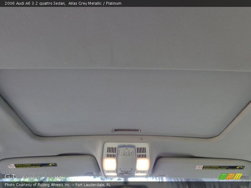 Atlas Grey Metallic / Platinum 2006 Audi A6 3.2 quattro Sedan