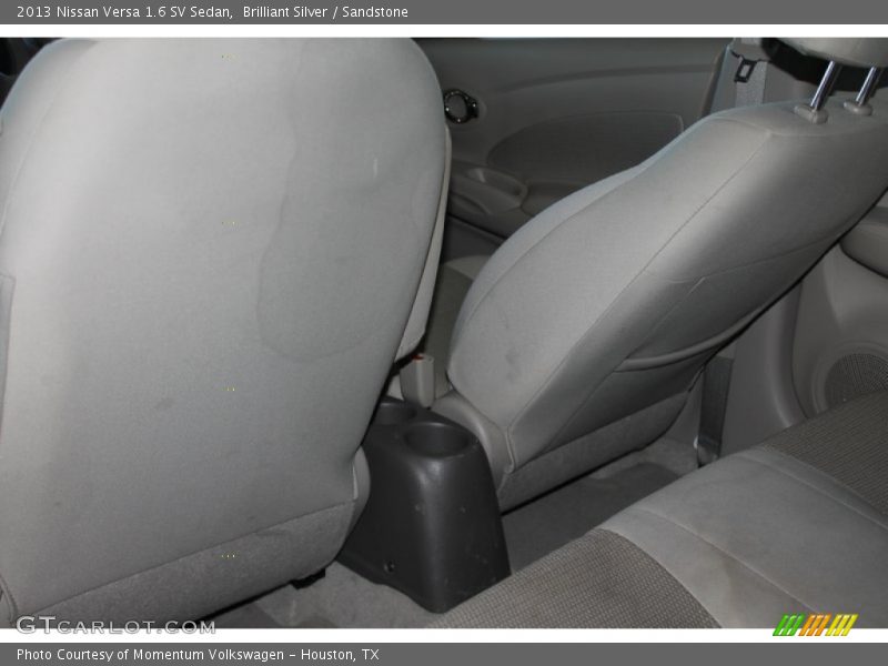 Brilliant Silver / Sandstone 2013 Nissan Versa 1.6 SV Sedan