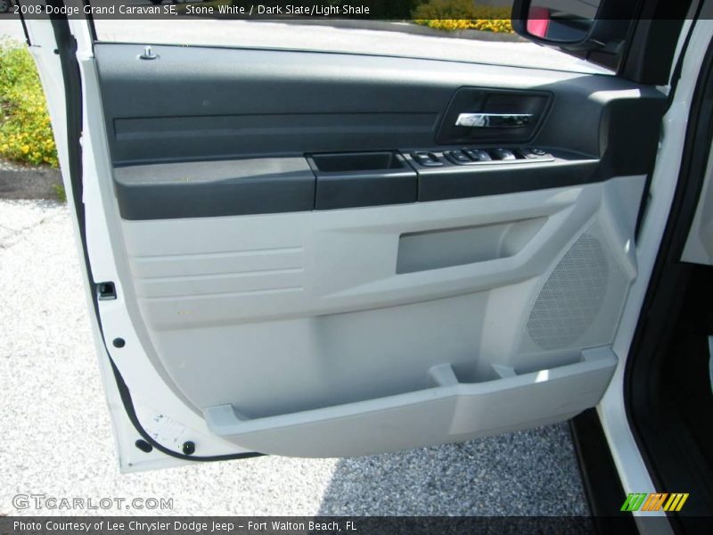 Stone White / Dark Slate/Light Shale 2008 Dodge Grand Caravan SE