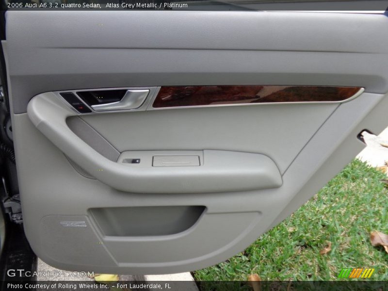 Atlas Grey Metallic / Platinum 2006 Audi A6 3.2 quattro Sedan
