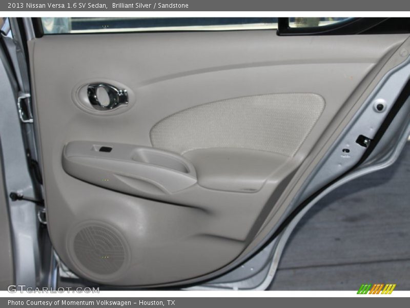 Brilliant Silver / Sandstone 2013 Nissan Versa 1.6 SV Sedan