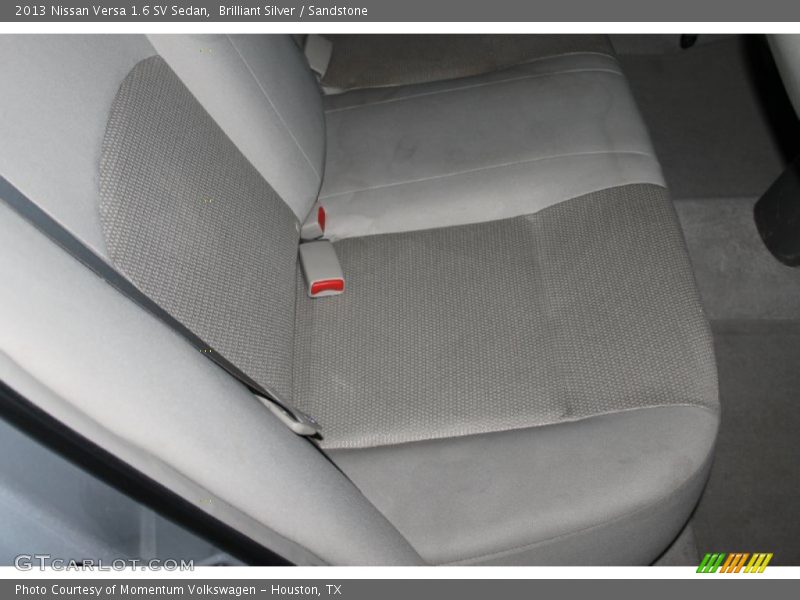 Brilliant Silver / Sandstone 2013 Nissan Versa 1.6 SV Sedan