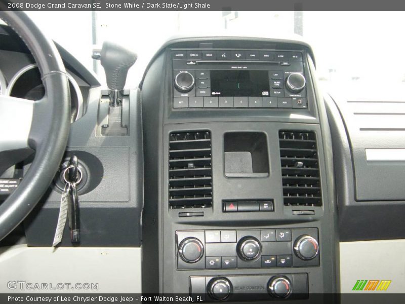 Stone White / Dark Slate/Light Shale 2008 Dodge Grand Caravan SE