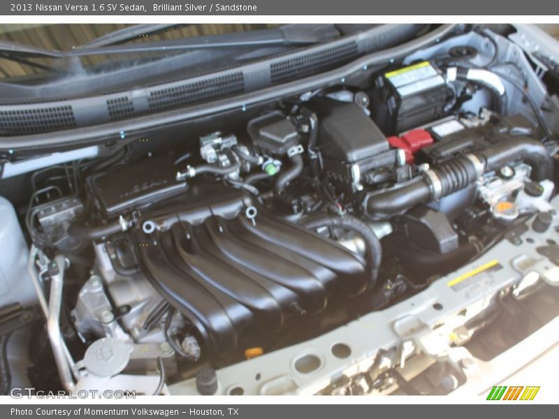 Brilliant Silver / Sandstone 2013 Nissan Versa 1.6 SV Sedan