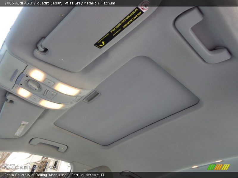 Atlas Grey Metallic / Platinum 2006 Audi A6 3.2 quattro Sedan