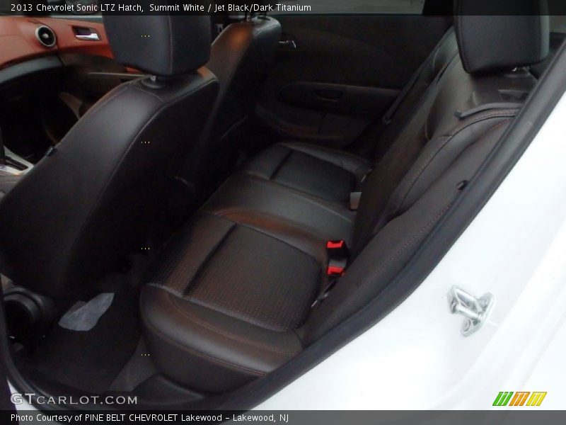 Summit White / Jet Black/Dark Titanium 2013 Chevrolet Sonic LTZ Hatch