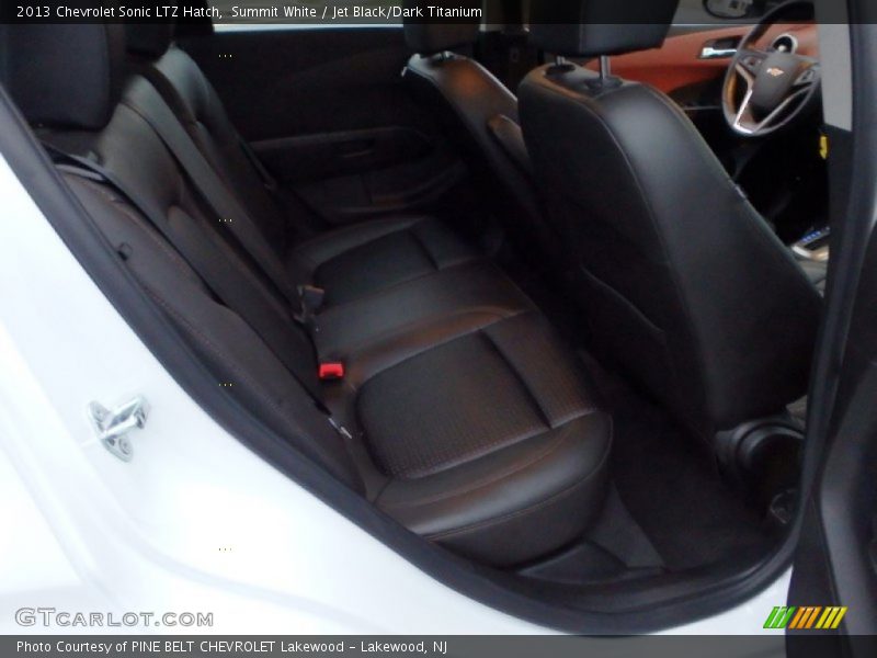 Summit White / Jet Black/Dark Titanium 2013 Chevrolet Sonic LTZ Hatch